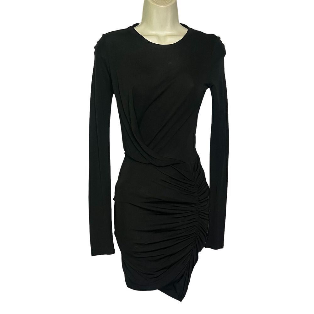 Rag & Bone Holly Wrap-Effect Ruched Stretch-Jerse… - image 4